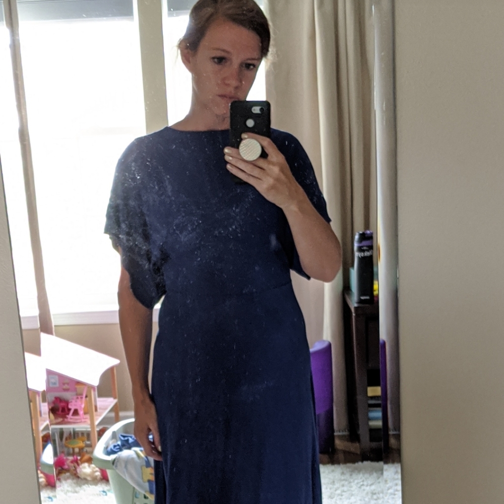 Nwt gap flutter sleeve dress -Small Tall